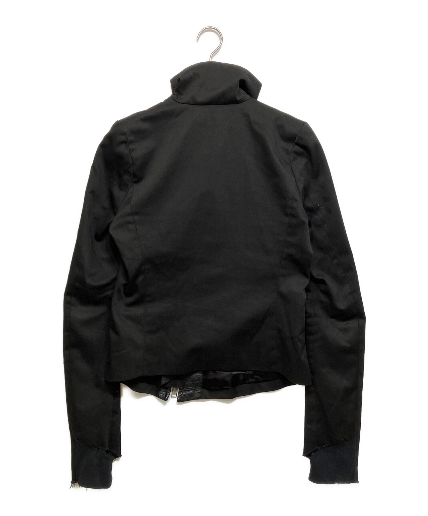 中古・古着通販】EKAM (エカム) レザー切替ハイネックジャケット