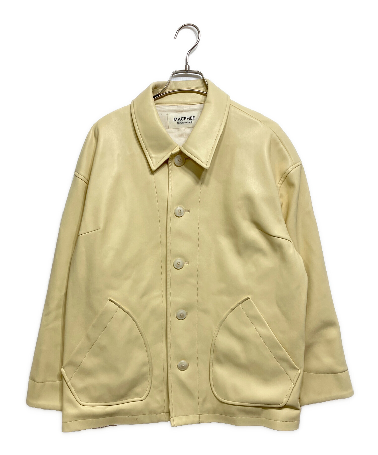 中古・古着通販】MACPHEE (マカフィー) レザーライク カバーオール
