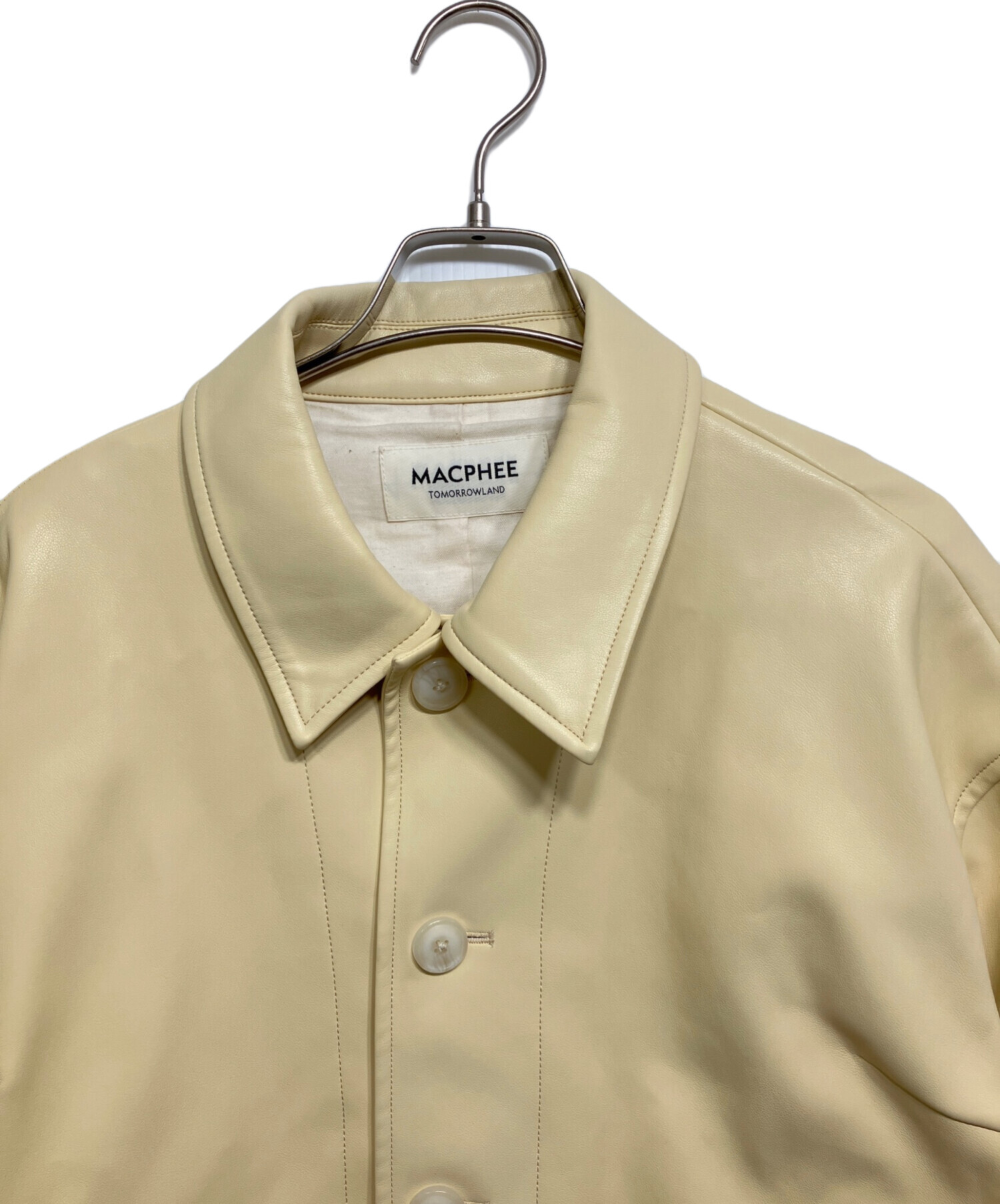 中古・古着通販】MACPHEE (マカフィー) レザーライク カバーオール