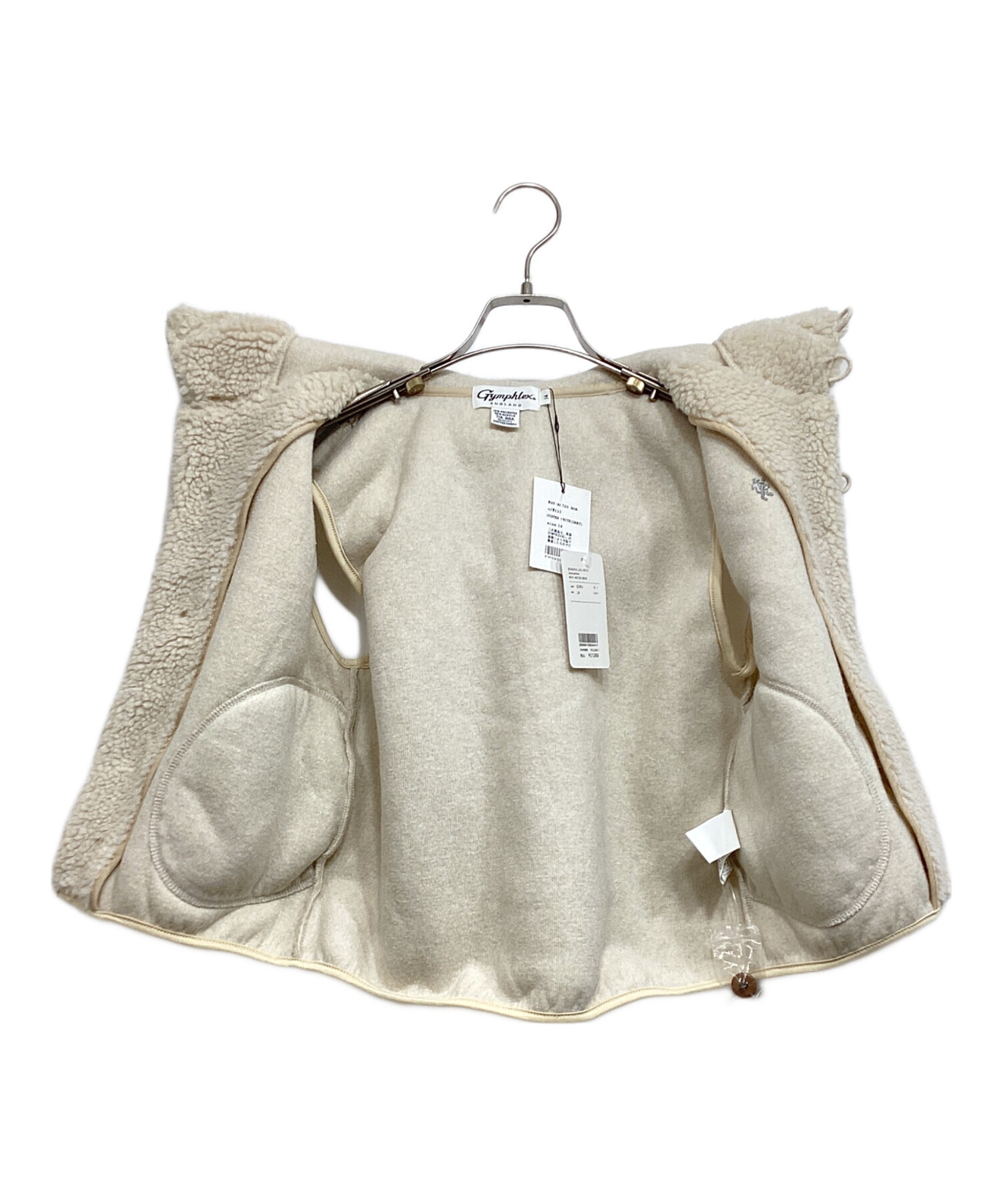 中古・古着通販】Gymphlex (ジムフレックス) BOA HOODED SHORT VEST 