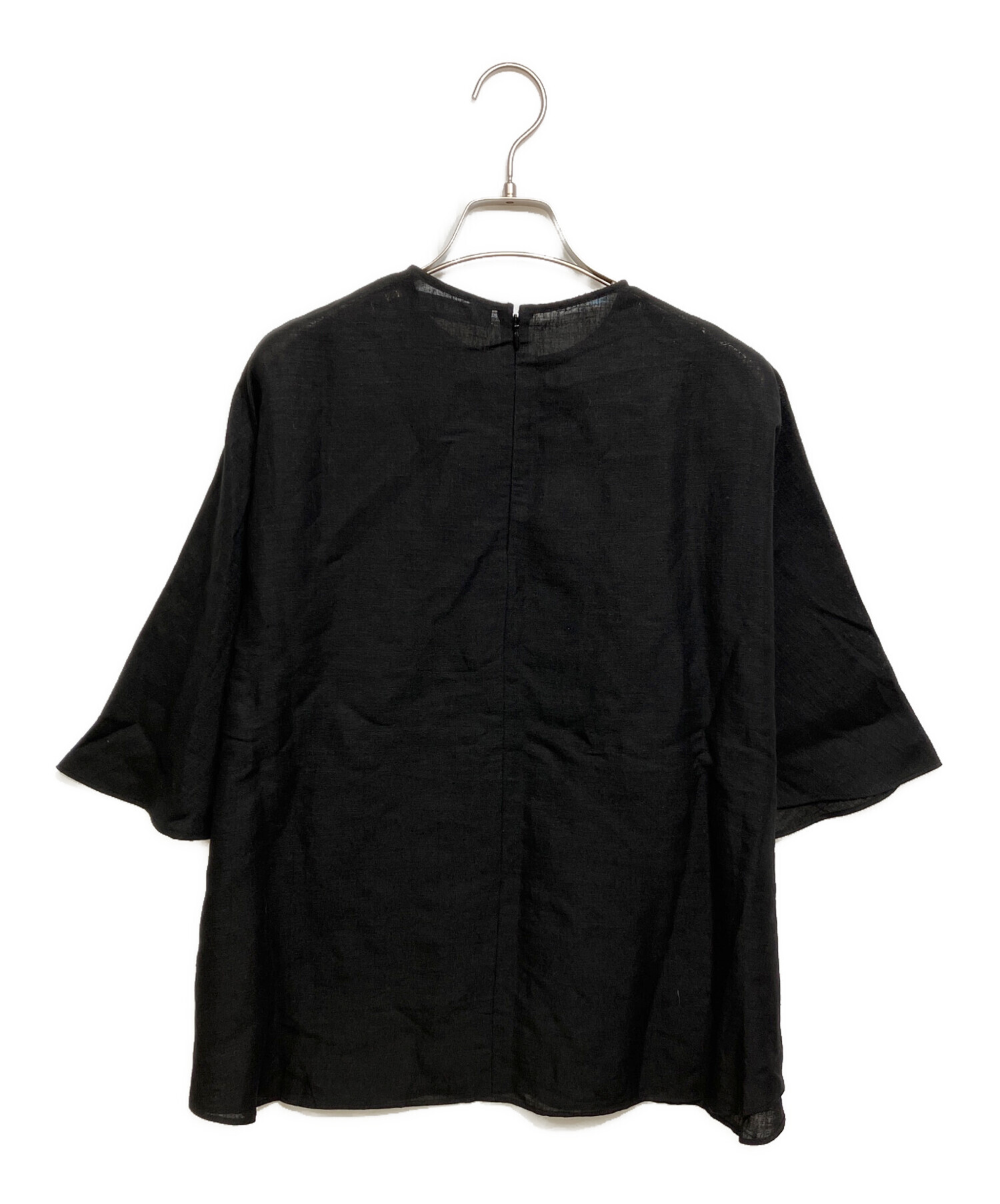 中古・古着通販】UNDERCOVER (アンダーカバー) 半袖ブラウス ブラック