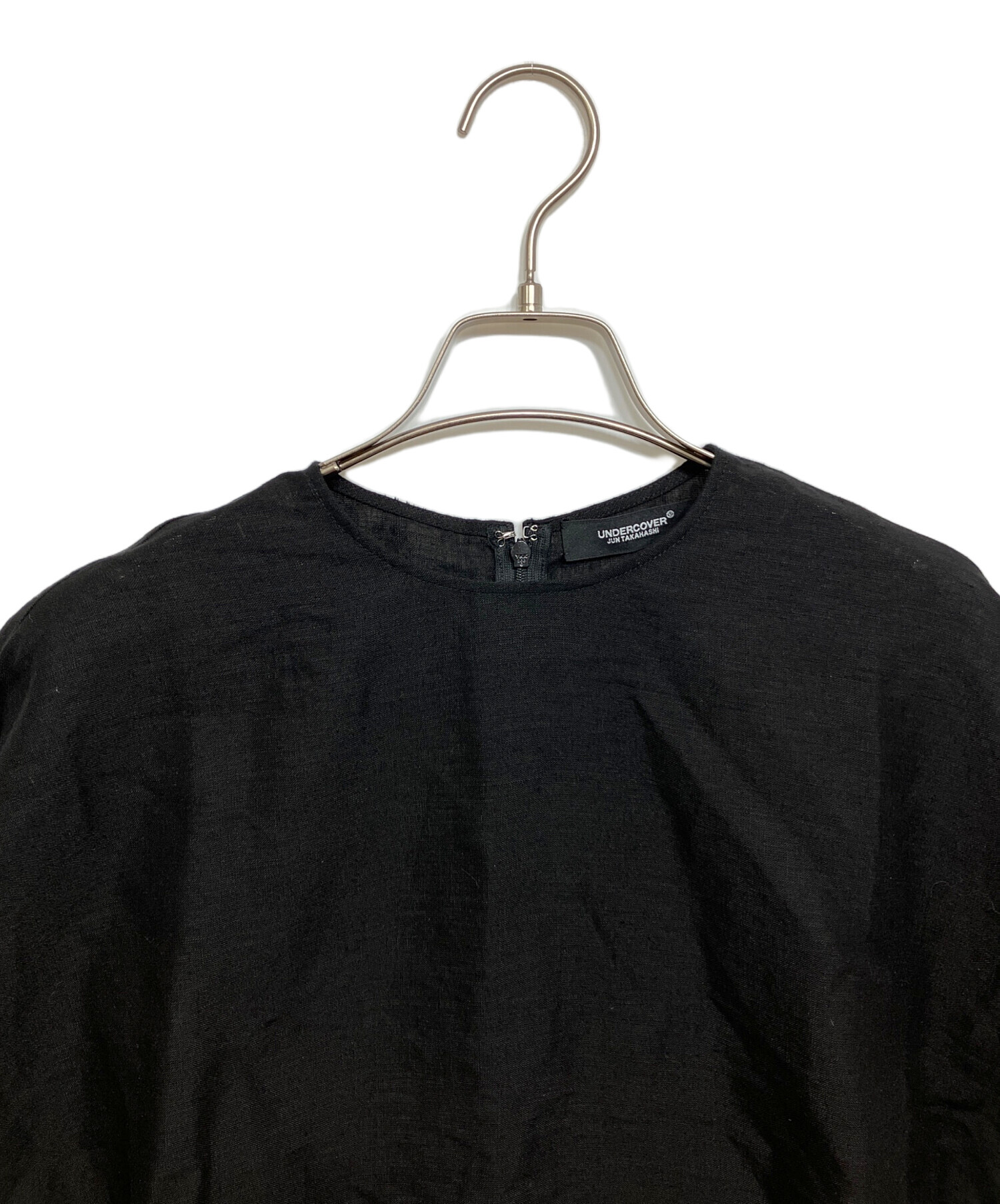 中古・古着通販】UNDERCOVER (アンダーカバー) 半袖ブラウス ブラック