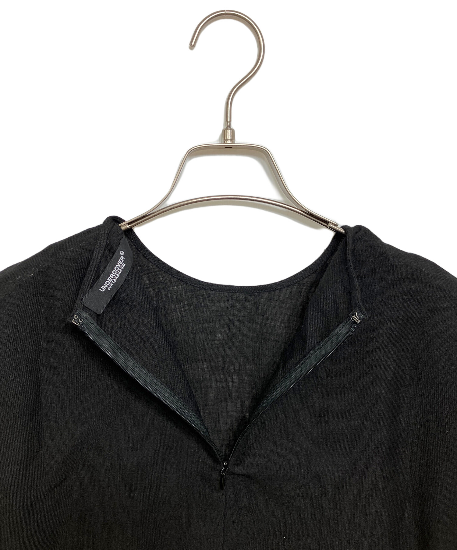 中古・古着通販】UNDERCOVER (アンダーカバー) 半袖ブラウス ブラック