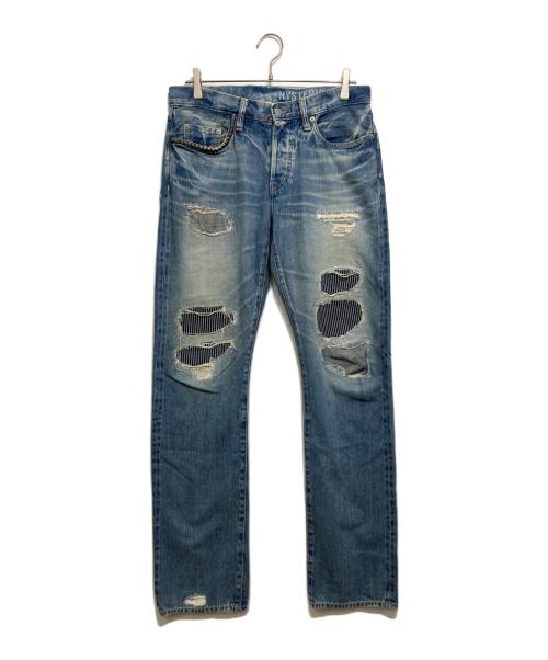 HYSTERIC GLAMOUR SP加工 スタッズデニム WR W30 中古・古着通販】Hysteric Glamour (ヒステリックグラマー) SP加工WR