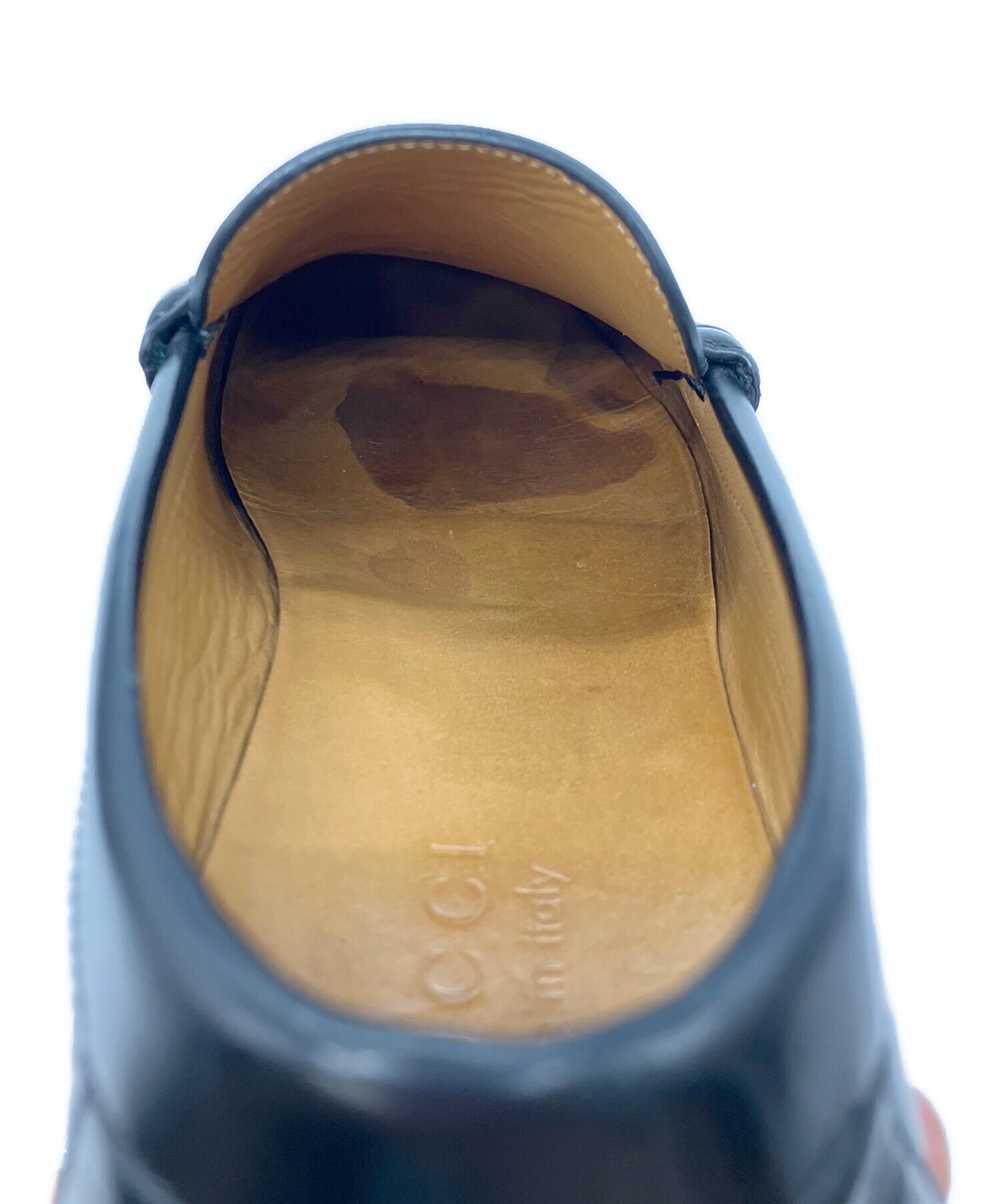 中古・古着通販】GUCCI (グッチ) インターロッキングGローファー
