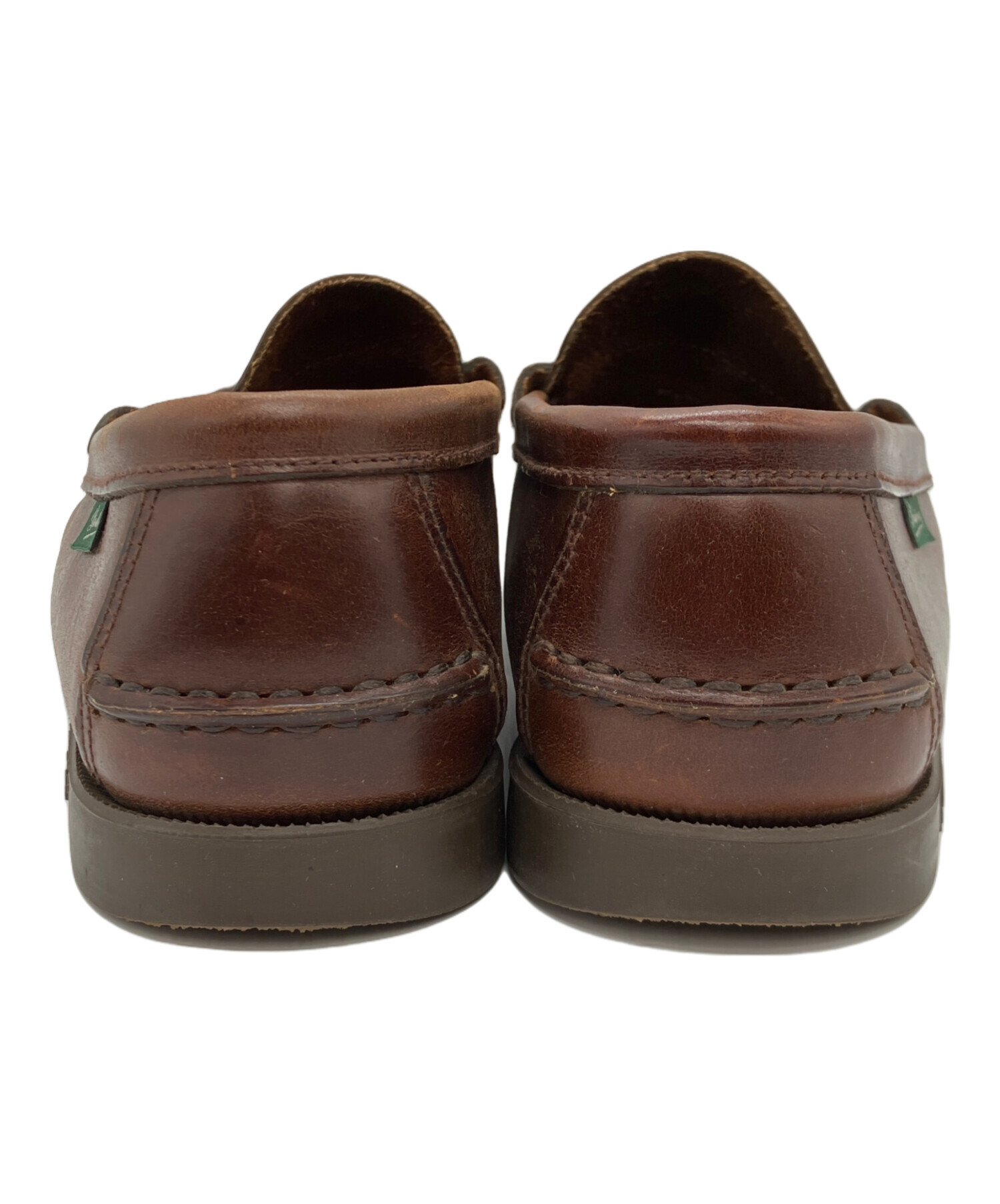 Parabootブラウンレザー モカシン・ローファー 中古・古着通販】PARABOOT (パラブーツ) CORAUX モカシンコイン