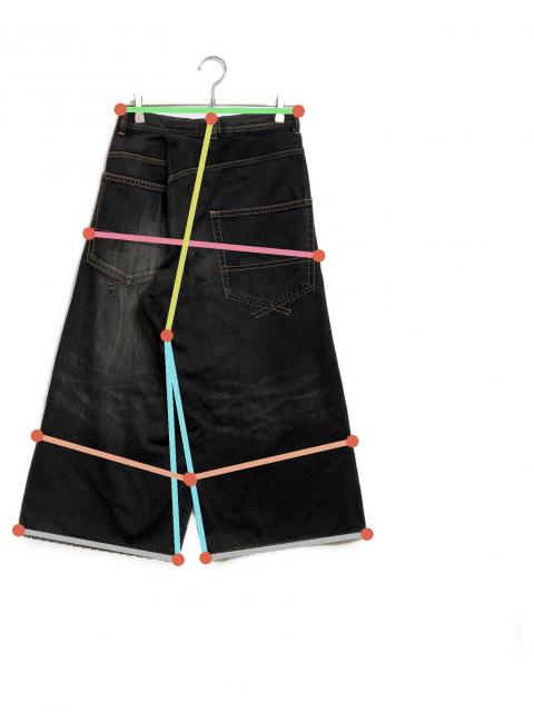 ミハラヤスヒロ アシンメトリーラップパンツ ショーツ 48 中古・古着通販】MIHARA YASUHIRO (ミハラヤスヒロ) アシンメトリー