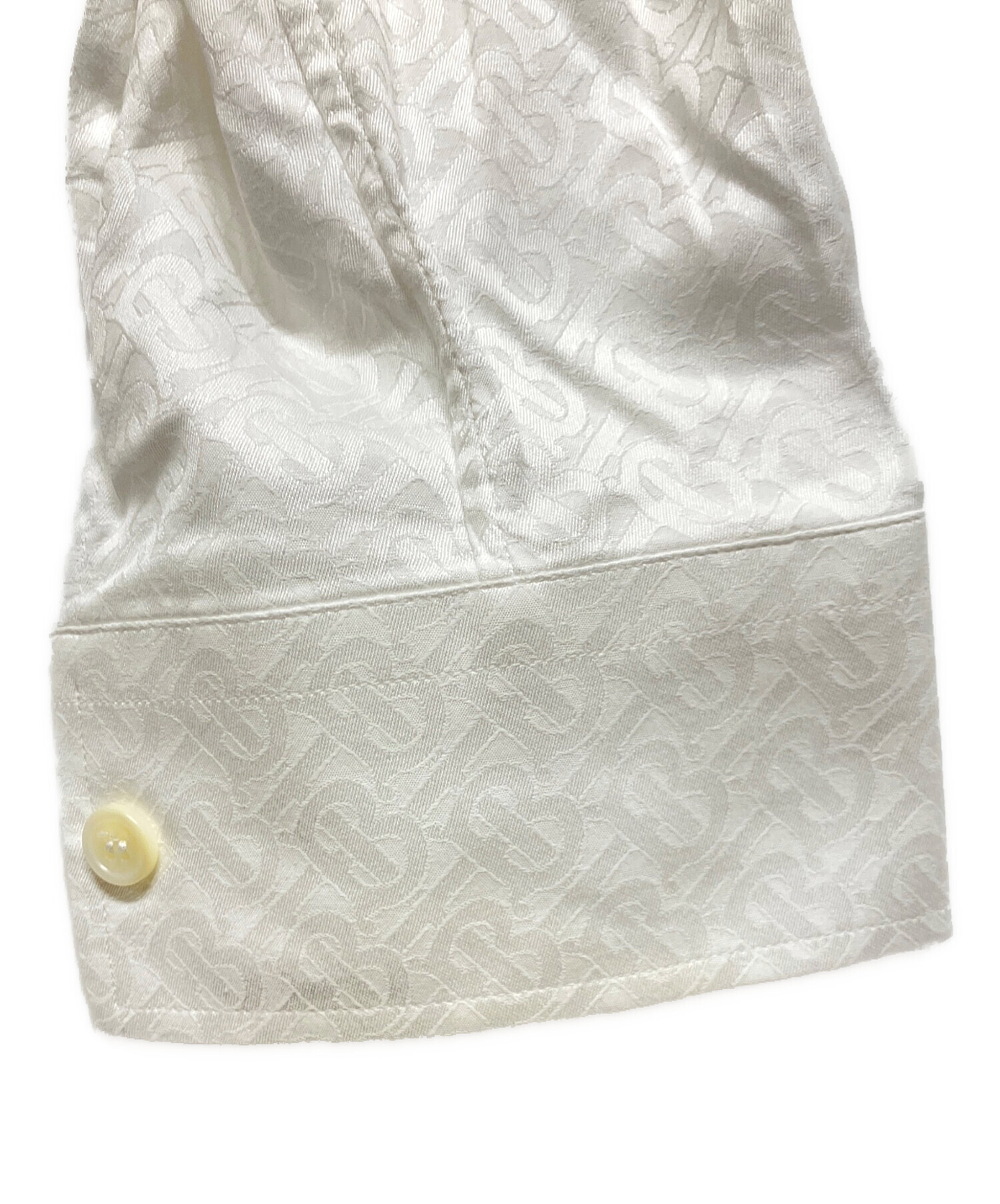 中古・古着通販】BURBERRY (バーバリー) TBモノグラム総柄ドレスシャツ 