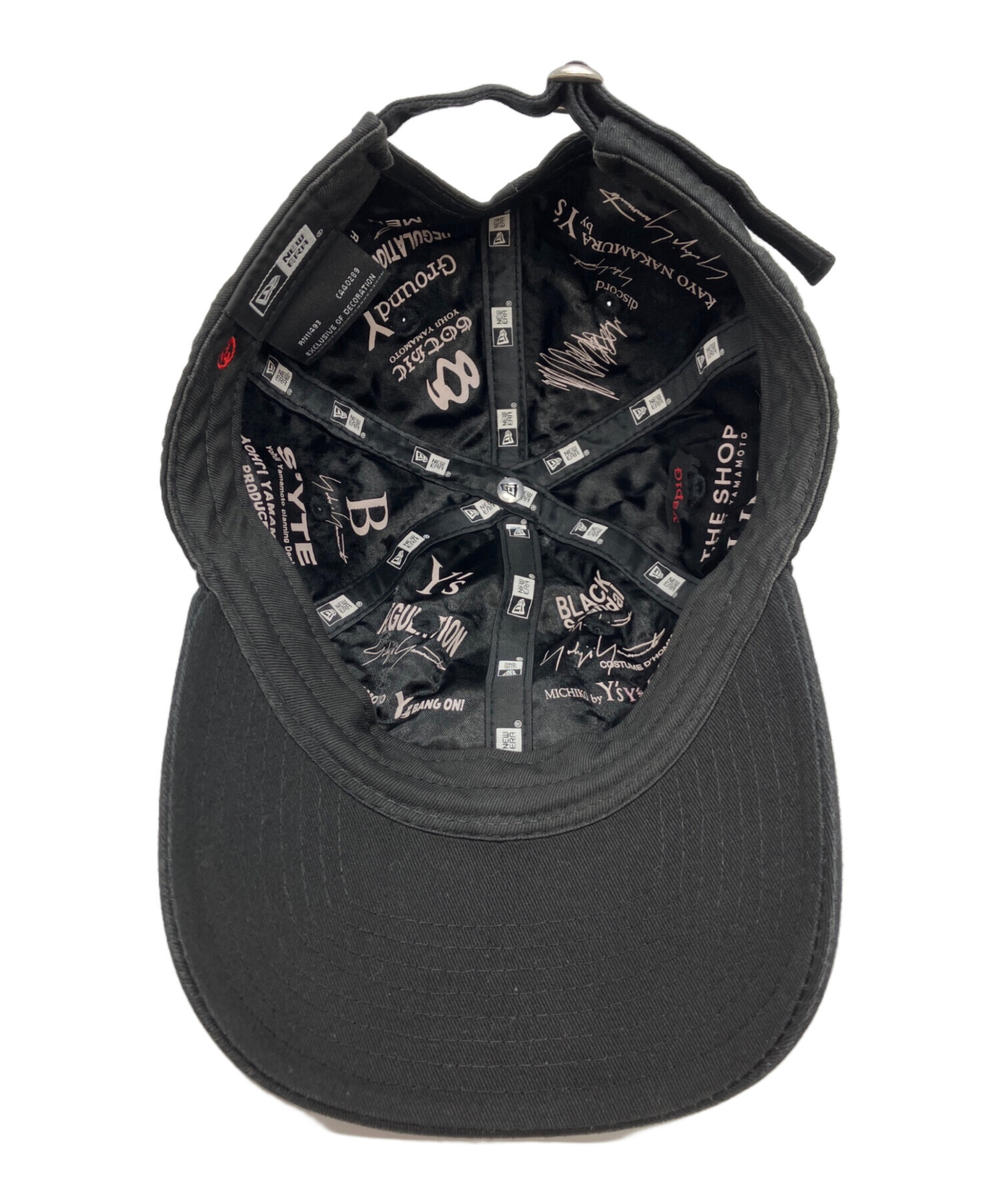 ヨウジヤマモト yohji yamamoto ニューエラキャップ ブラック 中古・古着通販】New Era (ニューエラ) YOHJI YAMAMOTO (ヨウジ
