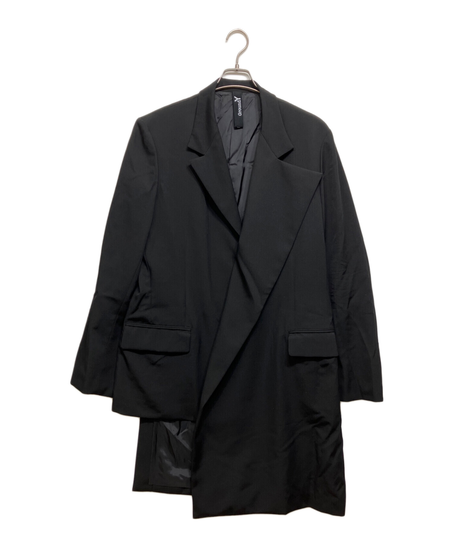 Ground Yグラウンドワイ 22AW ヴィンテージフラノダブルコート 中古・古着通販】GROUND Y (グラウンドワイ) WOOL GABARDINE