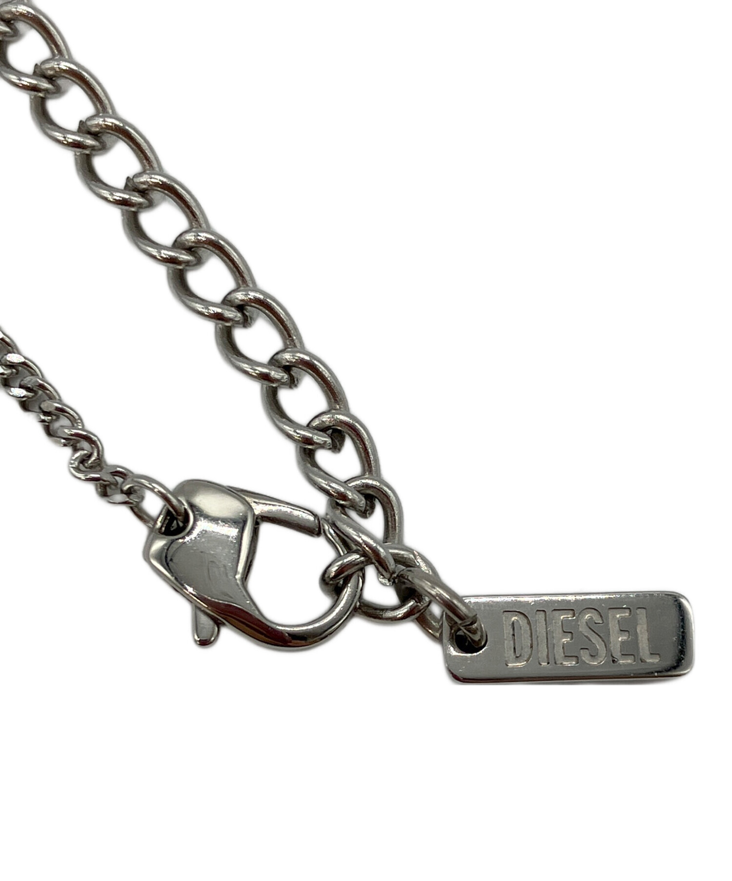 中古・古着通販】DIESEL (ディーゼル) オーバルDロゴネックレス