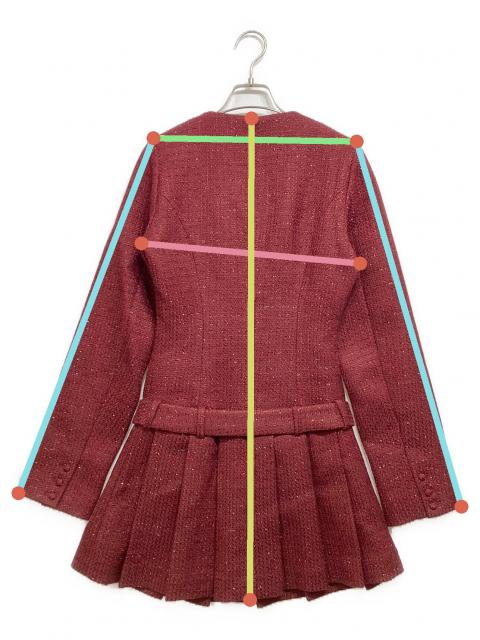 中古・古着通販】Darich (ダーリッチ) ボックスプリーツツイードミニ