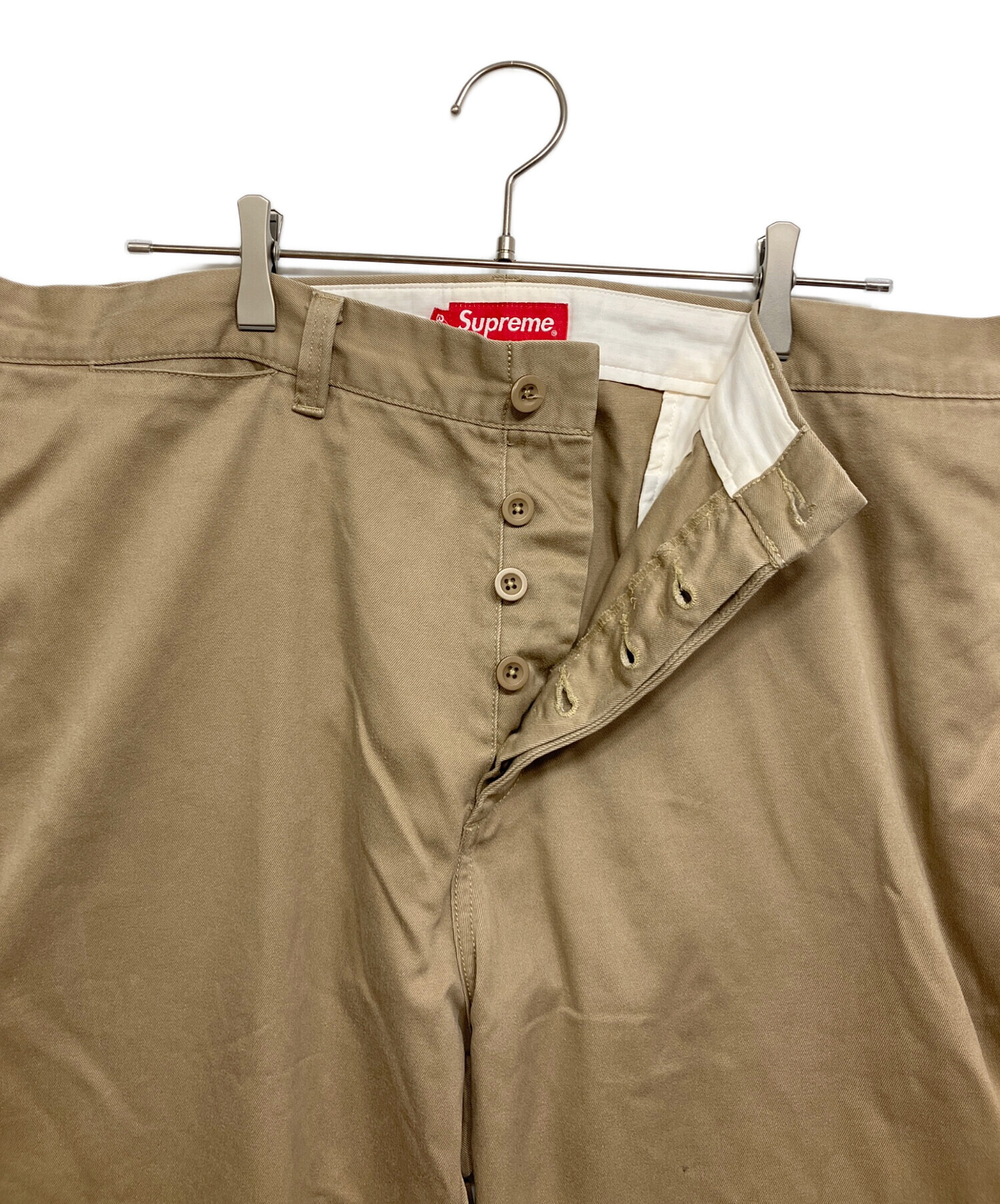 中古・古着通販】Supreme (シュプリーム) Pin Up Chino Pant ベージュ