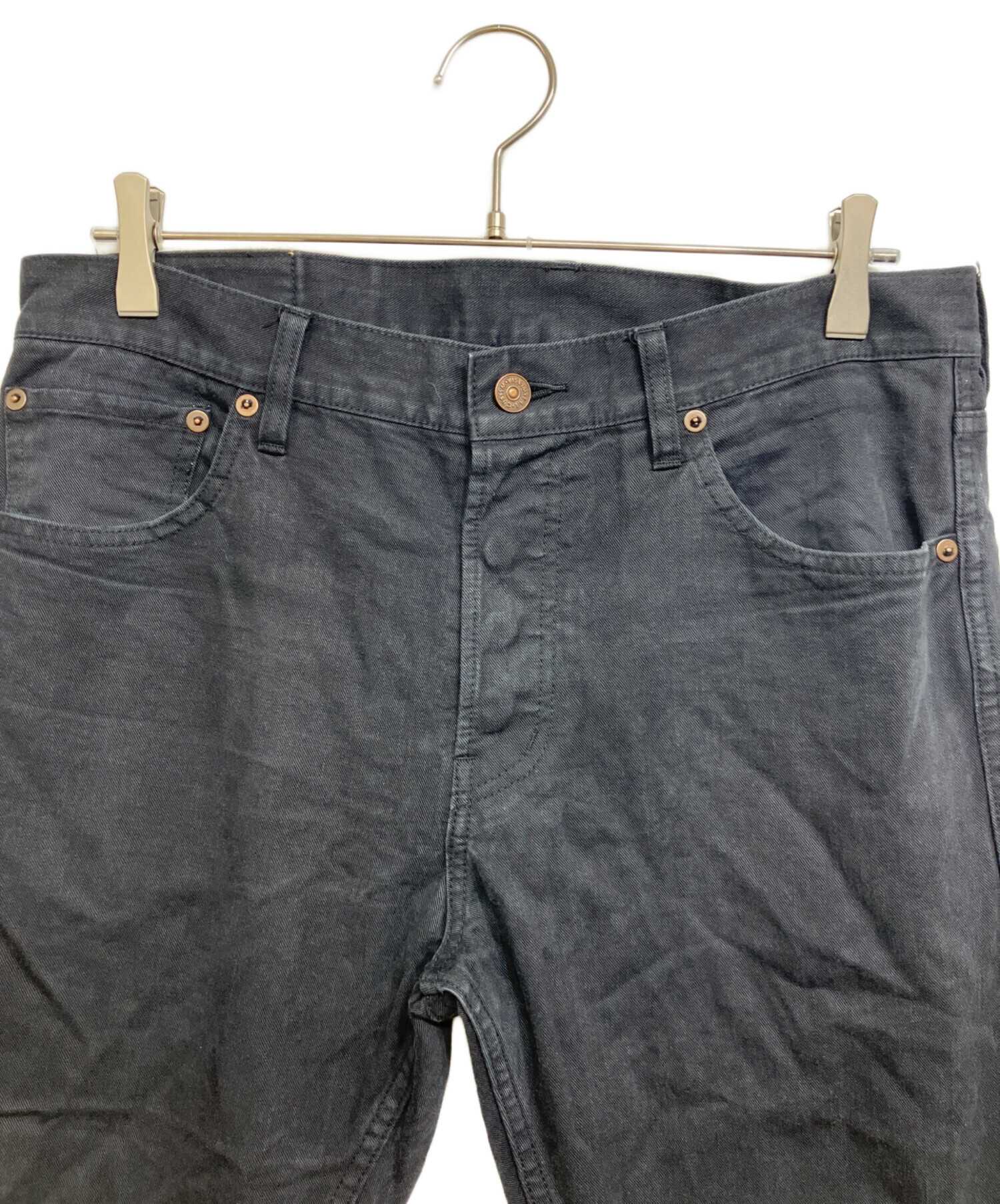 中古・古着通販】VISVIM (ビズビム) FLUXUS 11 デニムパンツ ブラック