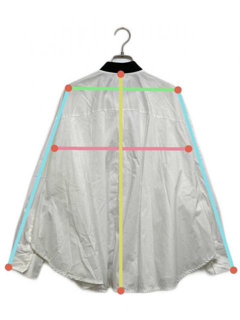 中古・古着通販】machatt (マチャット) タイドッキングシャツ ホワイト