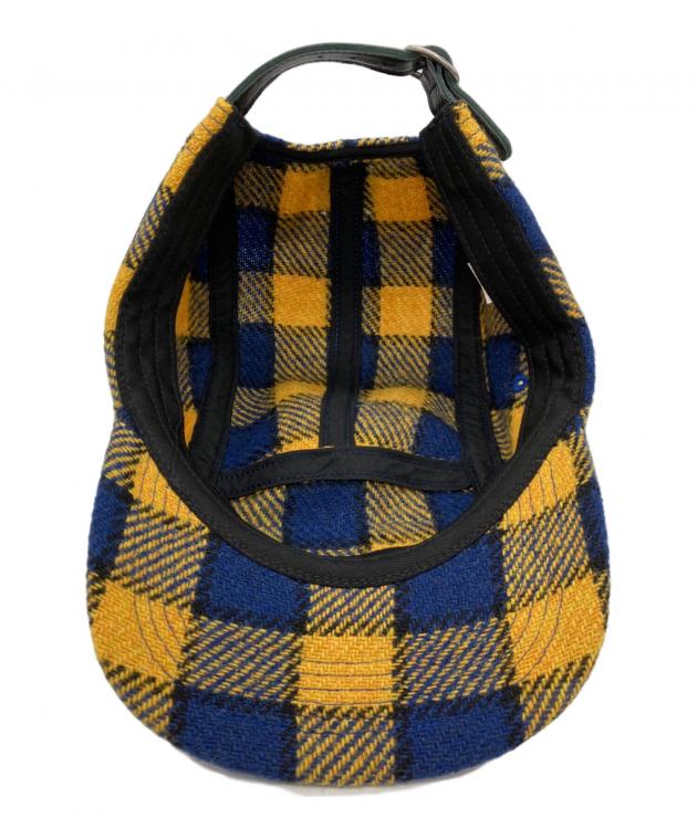 Supreme ハリスツイード フライトキャップ イエロー 中古・古着通販】SUPREME (シュプリーム) Harris Tweed Camp Cap