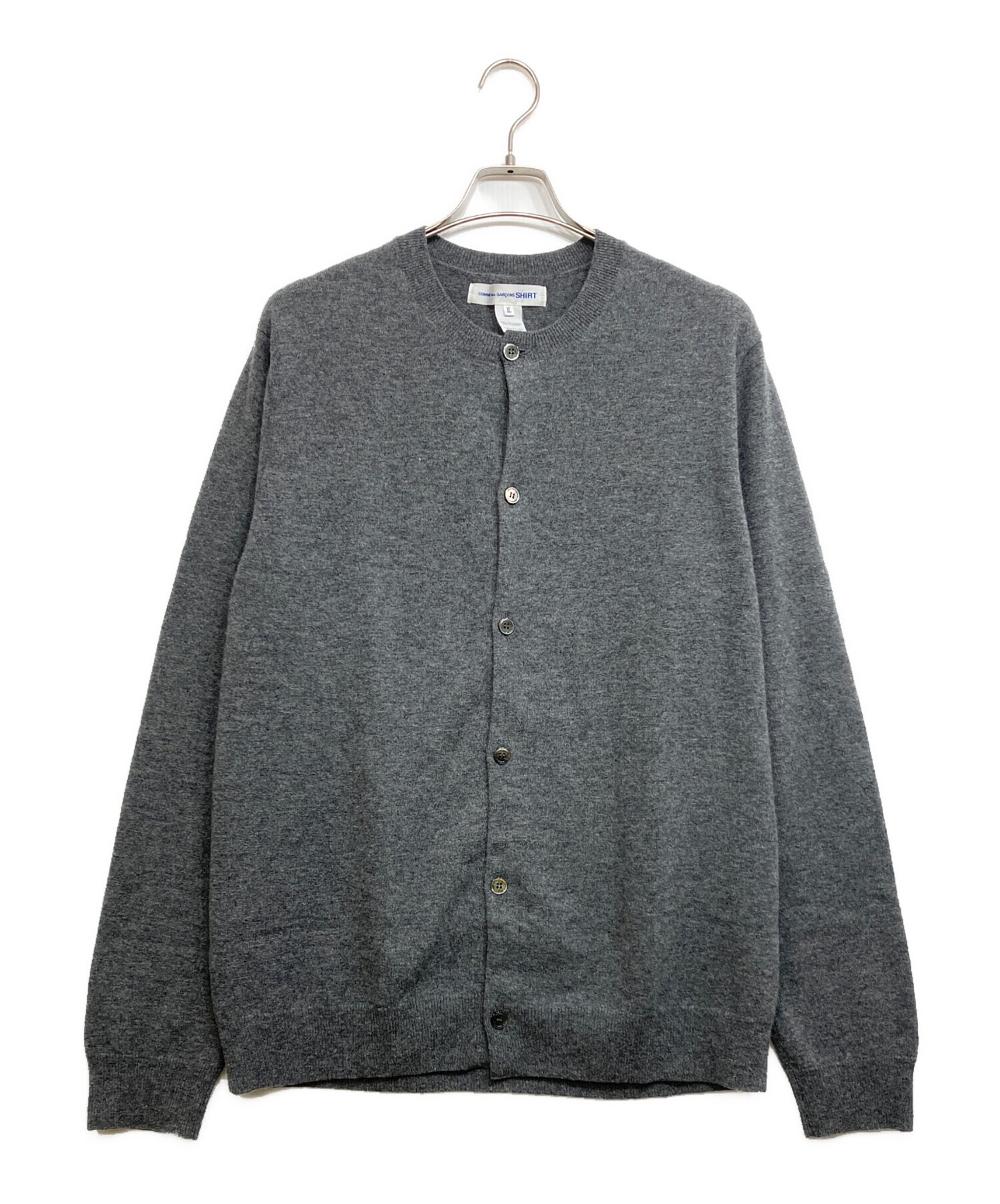 蘭*丸様 COMME des GARÇONS SHIRT カーディガン 中古・古着通販】COMME des GARCONS SHIRT (コムデギャルソンシャツ