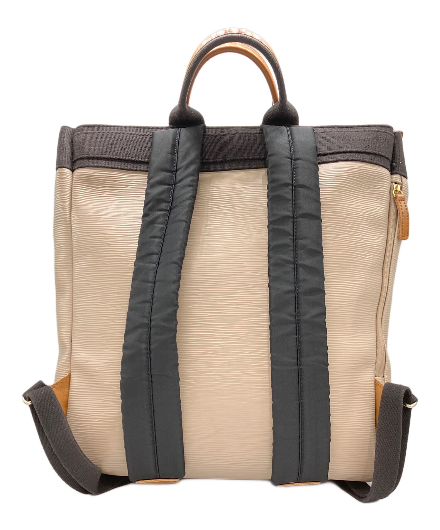 【極美品】トプカピ Breath 2WAY リュック トート A4 グレージュ 中古・古着通販】Breath TOPKAPI (ブレス トプカピ) RIPPLE A4 トート