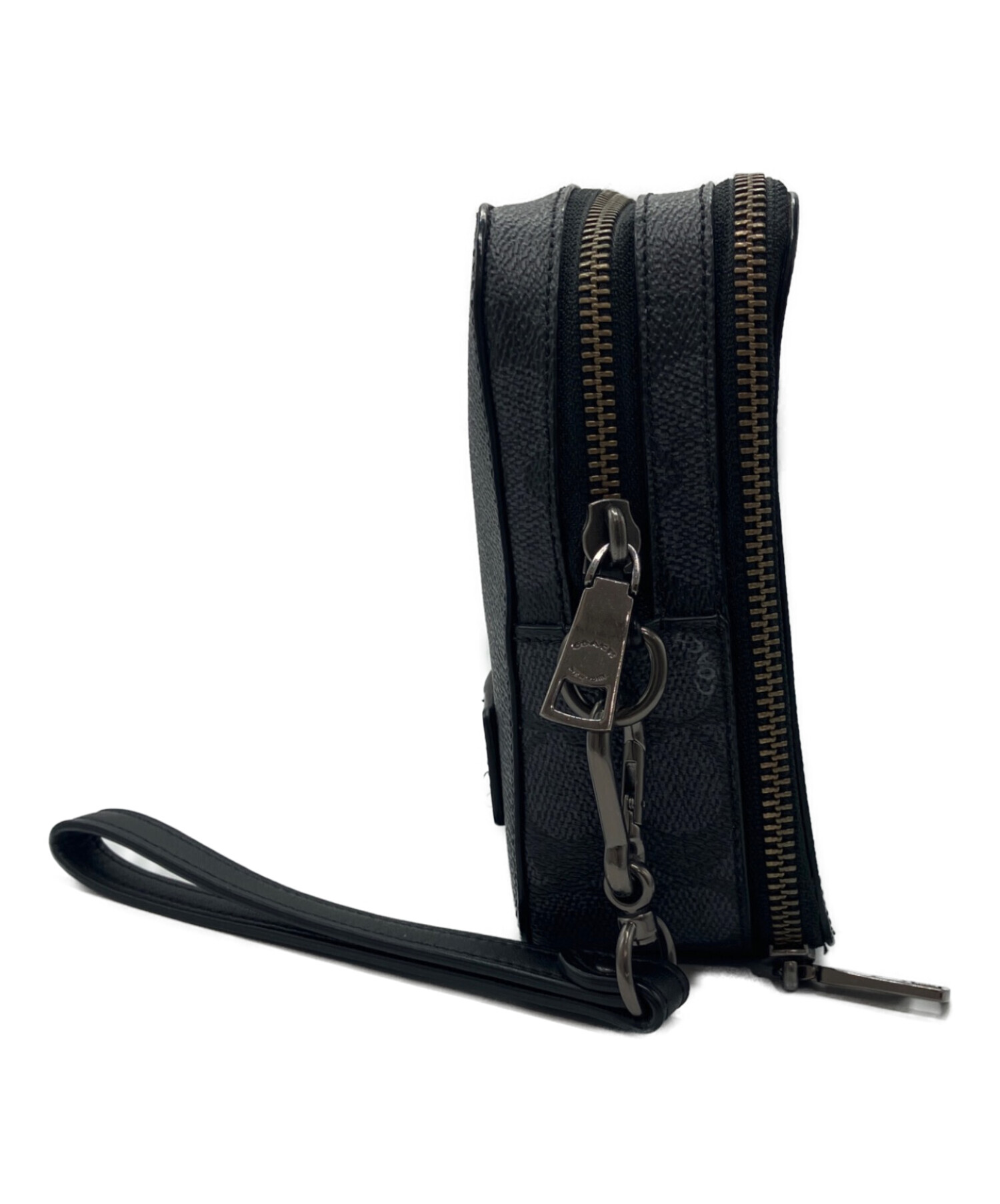 中古・古着通販】COACH (コーチ) セカンドバッグ シグネチャー 93546