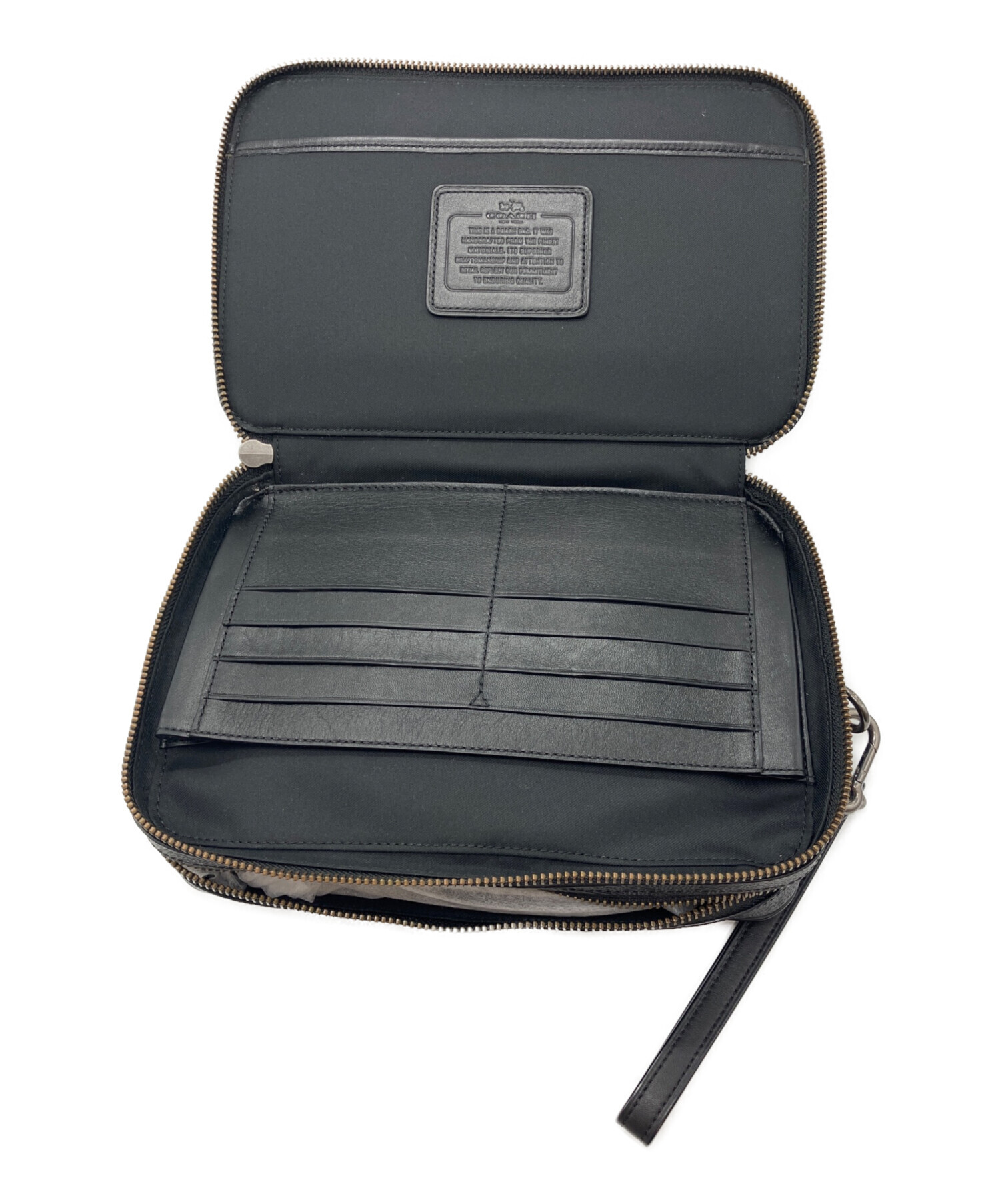 中古・古着通販】COACH (コーチ) セカンドバッグ シグネチャー 93546