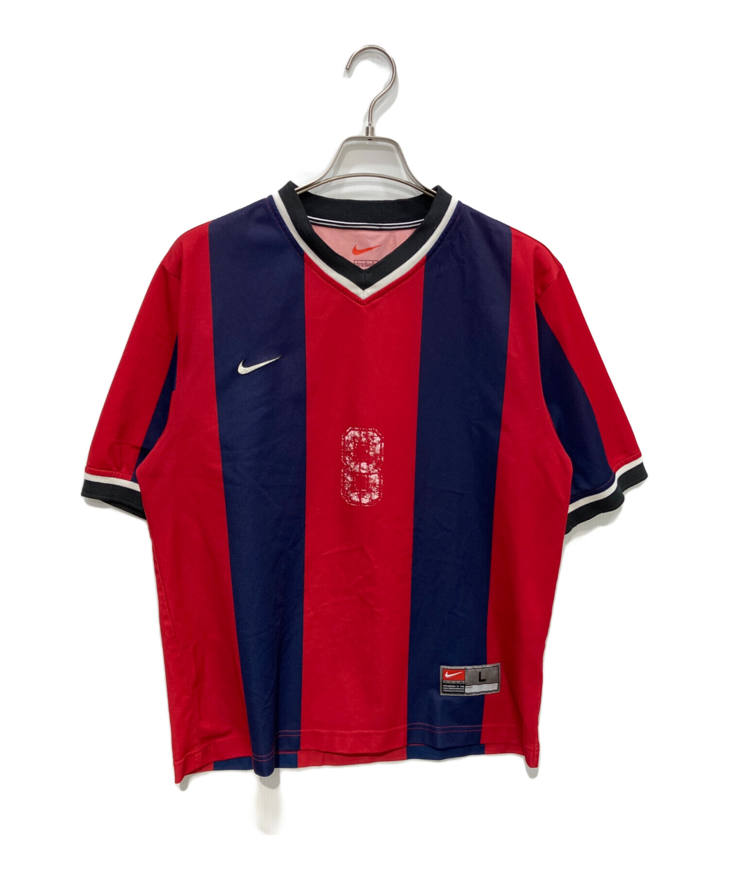 90s 00s NIKE ゲームシャツ 中古・古着通販】NIKE (ナイキ) 00Sゲームシャツ レッド×ネイビー