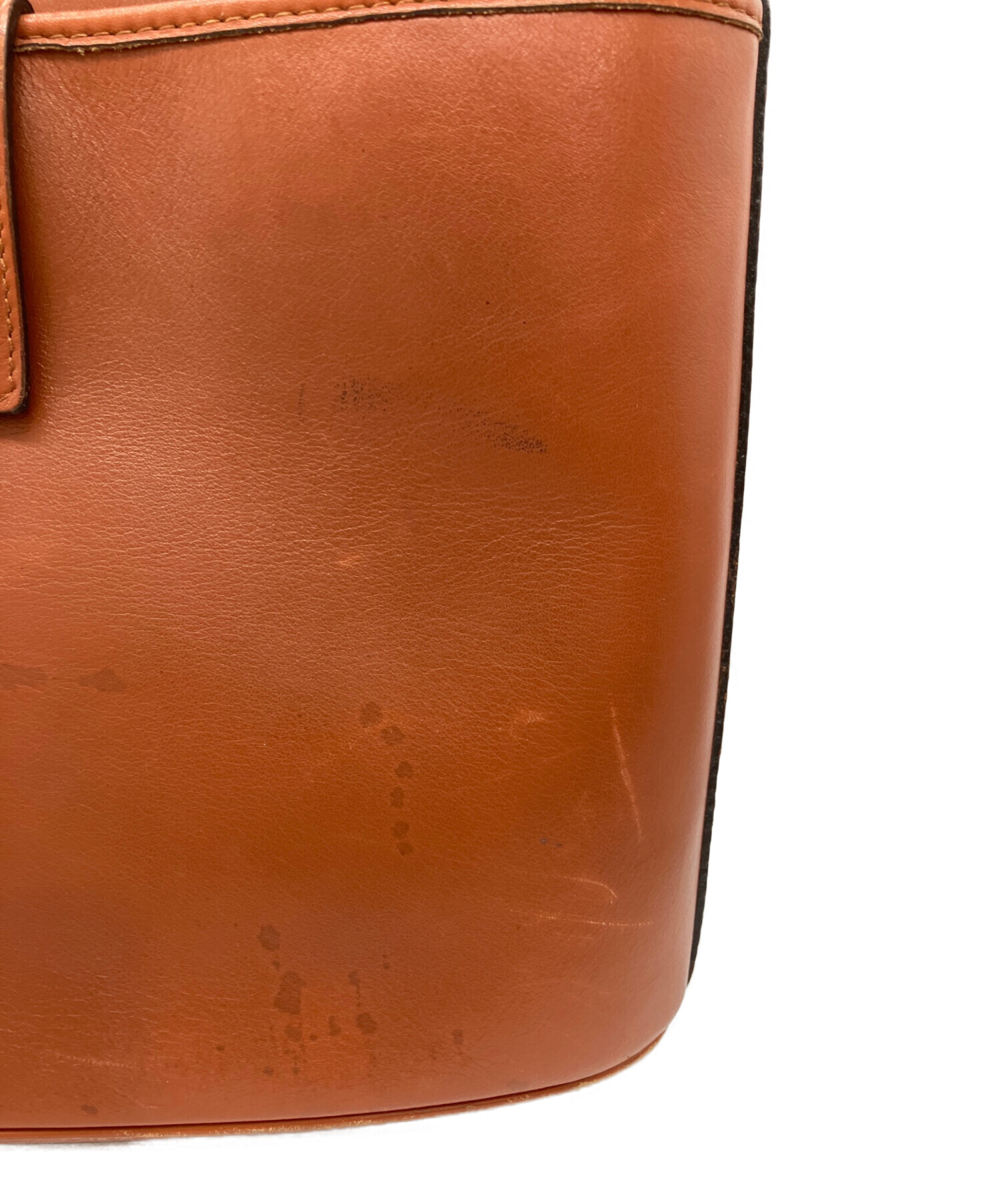 中古・古着通販】CELINE (セリーヌ) レザーショルダーバッグ ブラウン