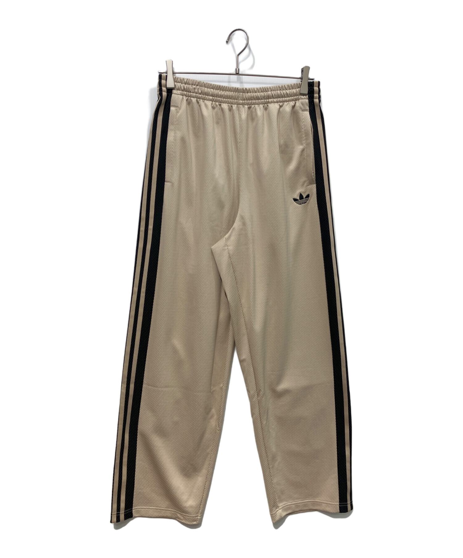 古着  アディダス トラックパンツ トレフォイルロゴ ベージュ L 中古・古着通販】adidas (アディダス) ルーズ メッシュ トラックパンツ