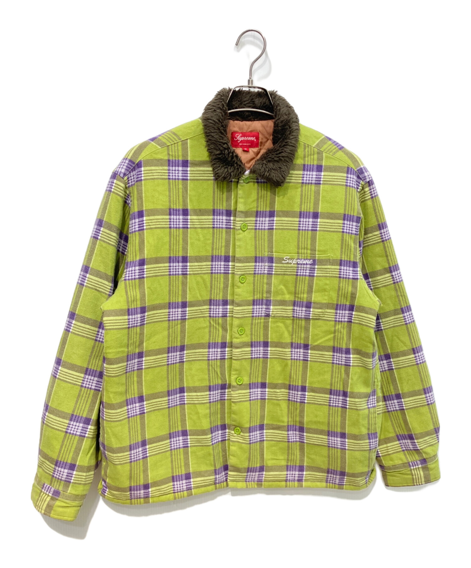 中古・古着通販】Supreme (シュプリーム) Faux Fur Collar Flannel