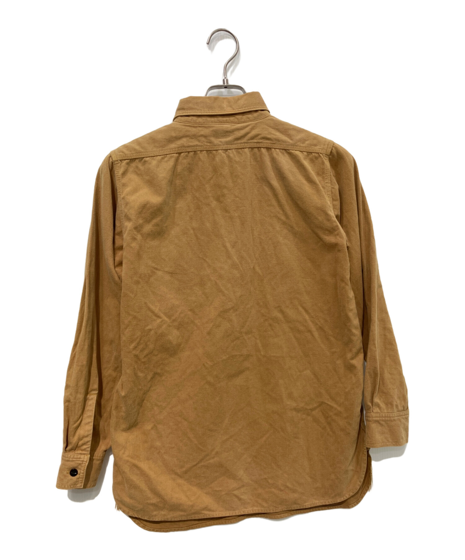ATLAST & CO アットラスト カジュアルシャツ M 黄 【古着】【中古】【送料無料】 中古・古着通販】ATLAST & CO (アットラスト) ハーフジップシャツ