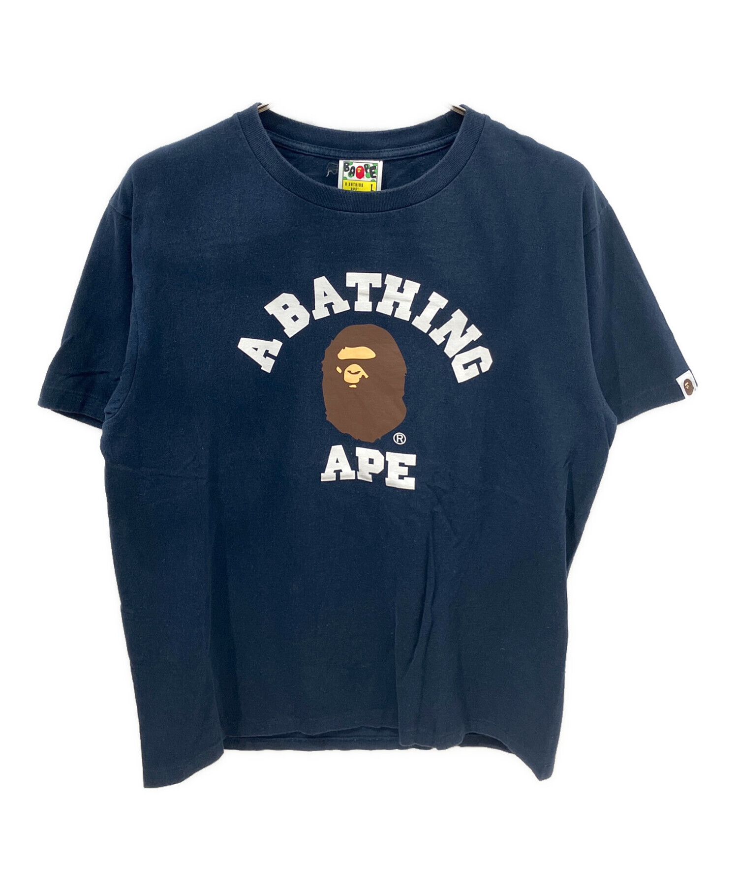 即購入⭕️値下げ中 A BATHING APE ゴリラ Tシャツ ネイビー エイプ 中古・古着通販】BAPE BY A BATHING APE (ベイプバイアベイシング