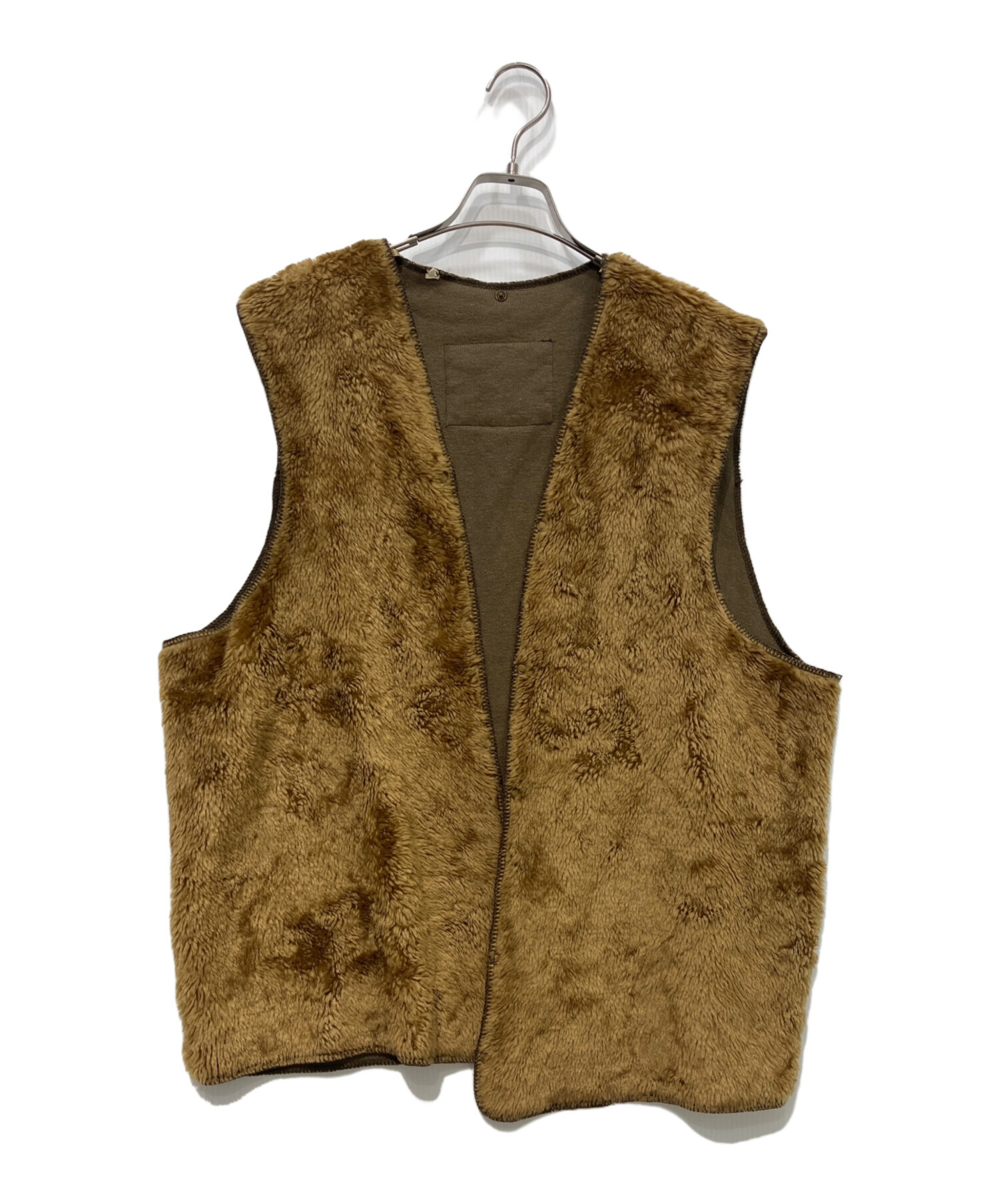 Barbour ファーライナー ベストC44 112cm　バブアー 中古・古着通販】Barbour (バブアー) ファーライナー ベスト カーキ