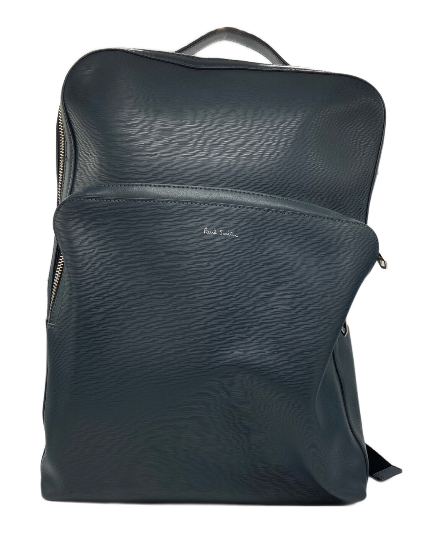 中古・古着通販】Paul Smith (ポールスミス) レザーリュック ネイビー