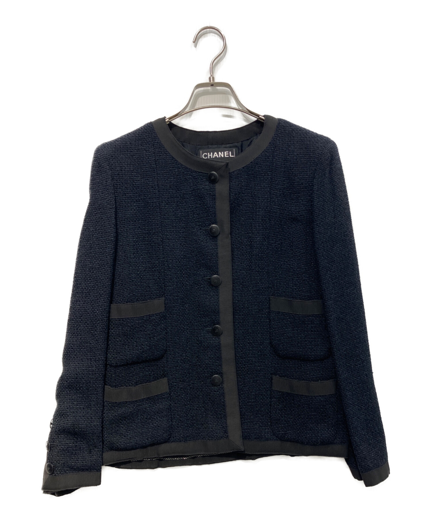中古・古着通販】CHANEL (シャネル) ツイードジャケット 02P