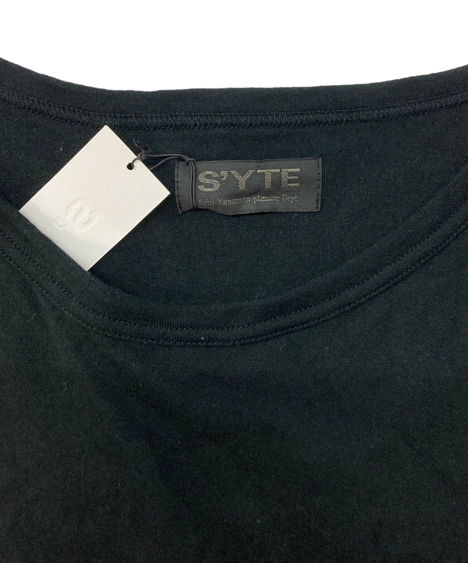 S'YTE ブラック 長袖カットソー 中古・古着通販】s'yte (サイト) ロングカットソー ブラック サイズ