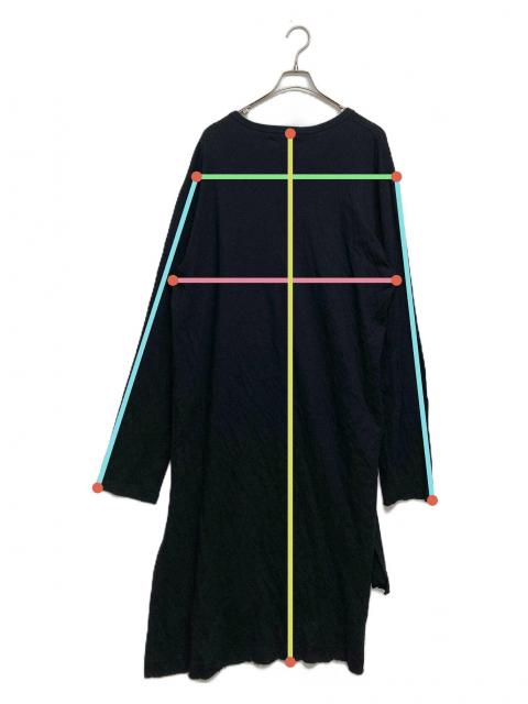 中古・古着通販】s'yte (サイト) ロングカットソー ブラック サイズ