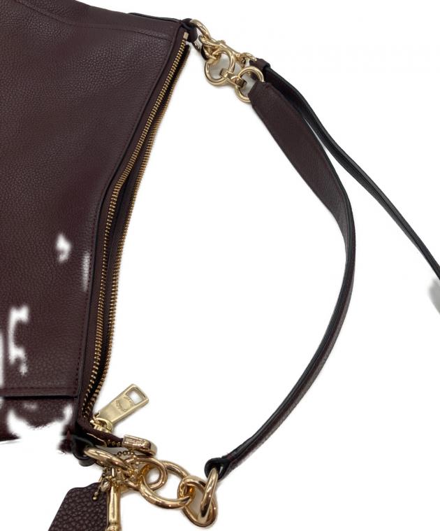 中古・古着通販】COACH (コーチ) 2wayホーボーバッグ ボルドー