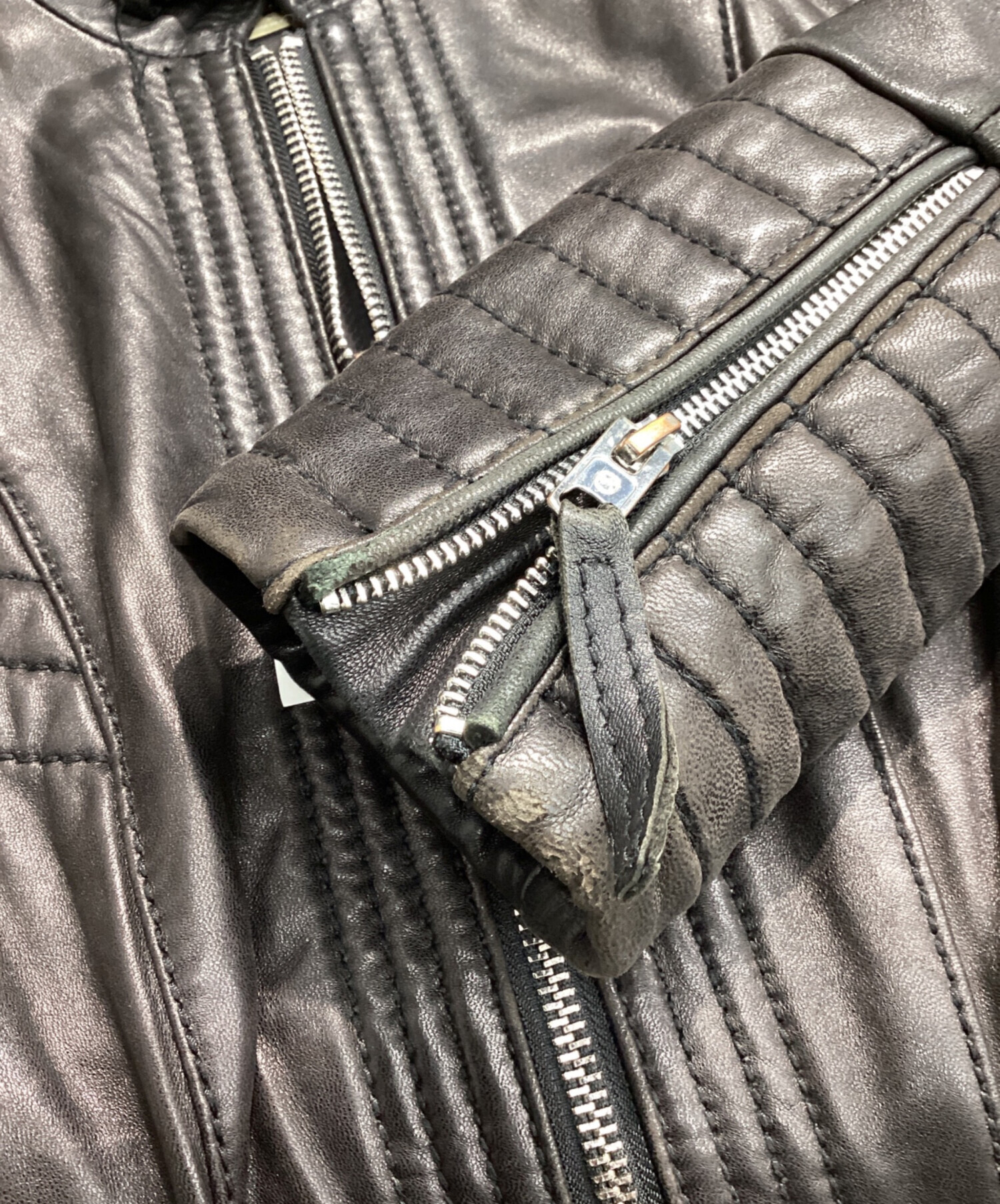 中古・古着通販】MICHAEL KORS (マイケルコース) シングルライダース