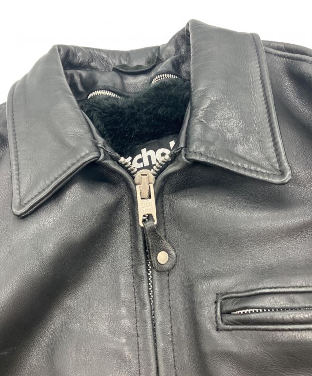 Schott ライナー付き　ライダースジャケット レザー　38 USA製 中古・古着通販】Schott (ショット) ライナー付ライダースジャケット