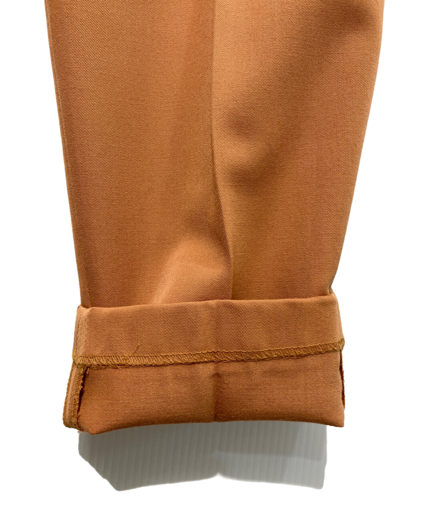 コムデギャルソンオムプリュス 2002年春夏 カツラギパンツ 茶 S 中古・古着通販】COMME des GARCONS HOMME PLUS (コムデギャルソンオム