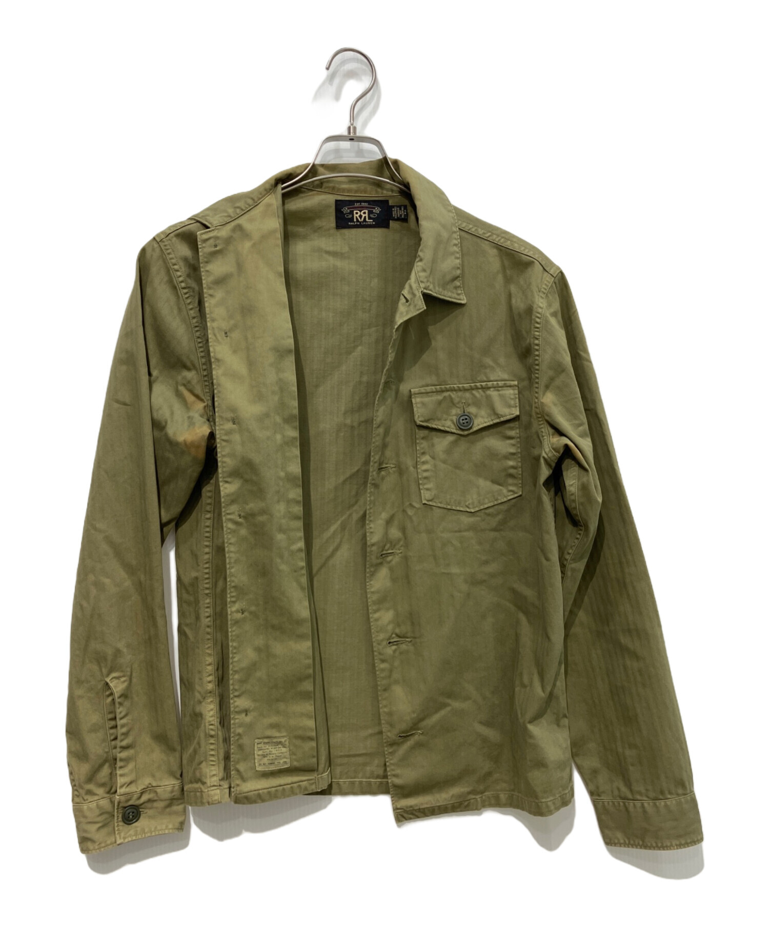 中古・古着通販】RRL (ダブルアールエル) ヘリンボーンミリタリー