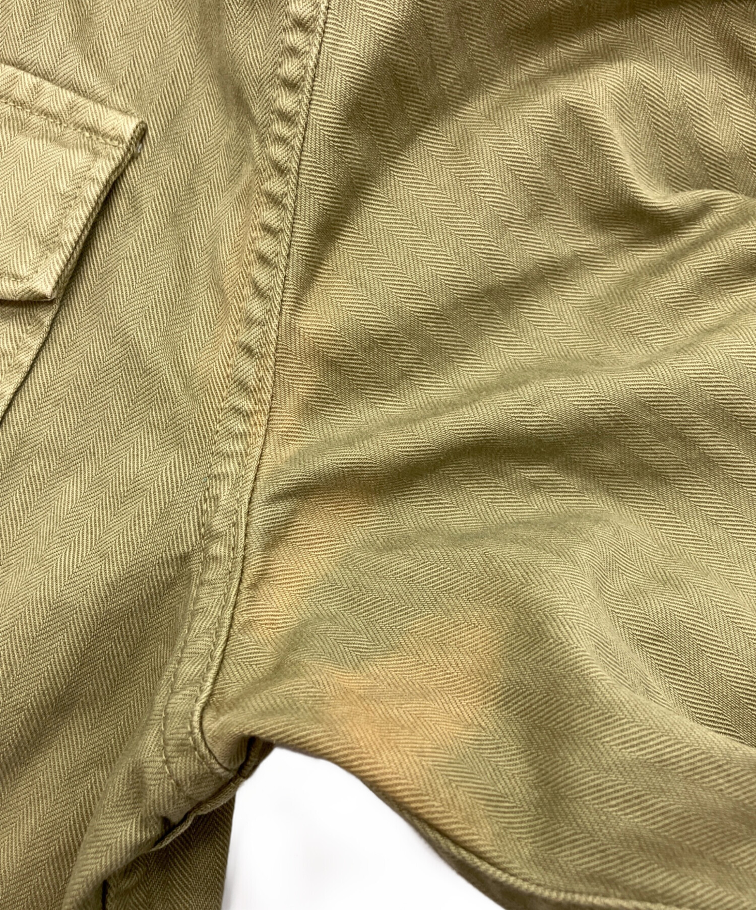 中古・古着通販】RRL (ダブルアールエル) ヘリンボーンミリタリー