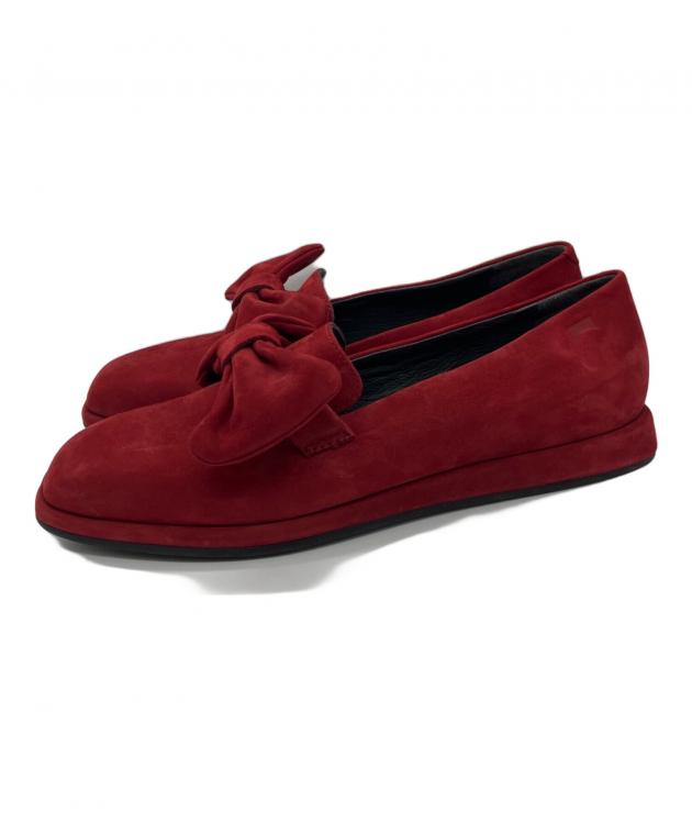 中古・古着通販】CAMPER (カンペール) リボンフラットシューズ レッド