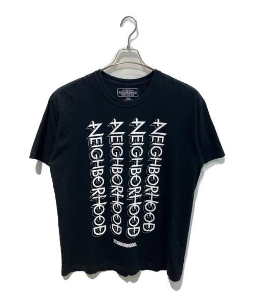 (未使用品、新品) NEIGHBORHOOD ロゴ Tシャツ ブラック 中古・古着通販】NEIGHBORHOOD (ネイバーフッド) ロゴプリントTシャツ