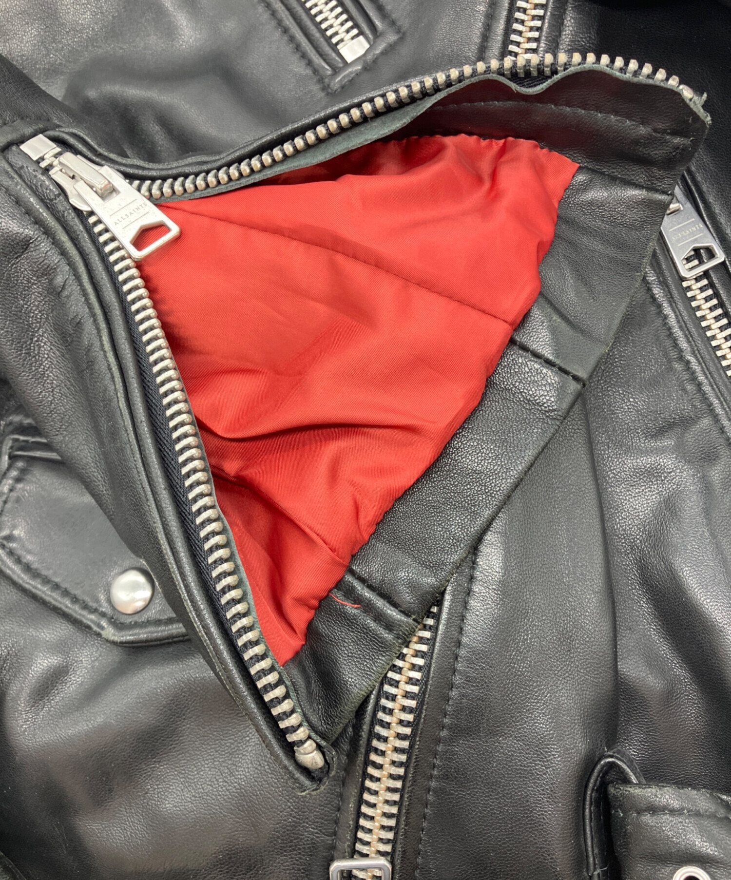 中古・古着通販】ALL SAINTS (オールセインツ) BILLIE BIKER ダブル 中古・古着通販】ALL SAINTS (オールセインツ) BILLIE BIKER ダブル