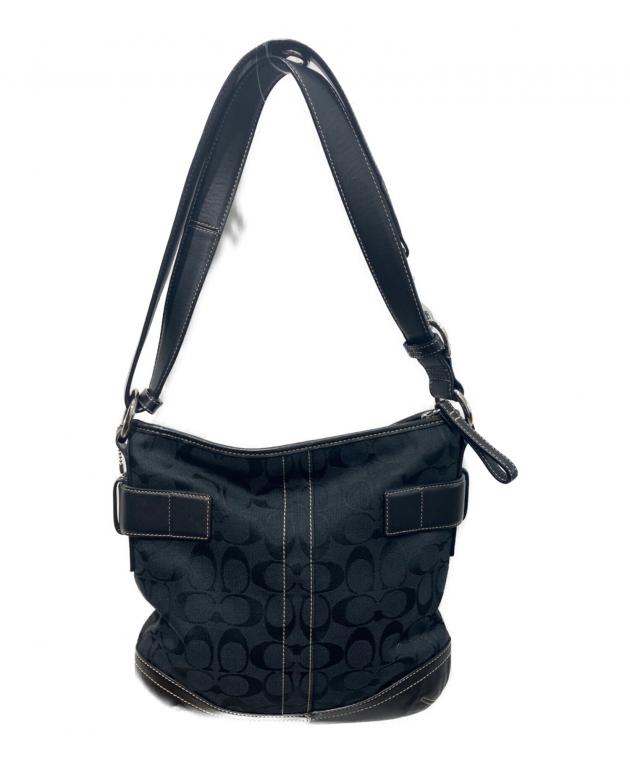 中古・古着通販】COACH (コーチ) シグネチャーショルダーバッグ F03574