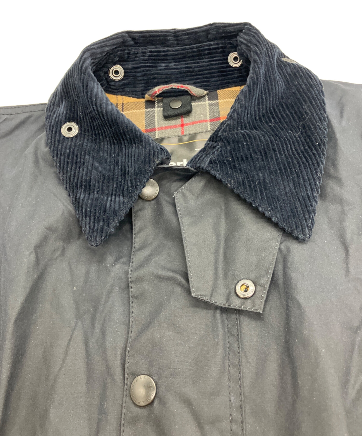 Barbour ジャケット グレー 36 中古・古着通販】Barbour (バブアー) BORDER WAX JACKET 2002033