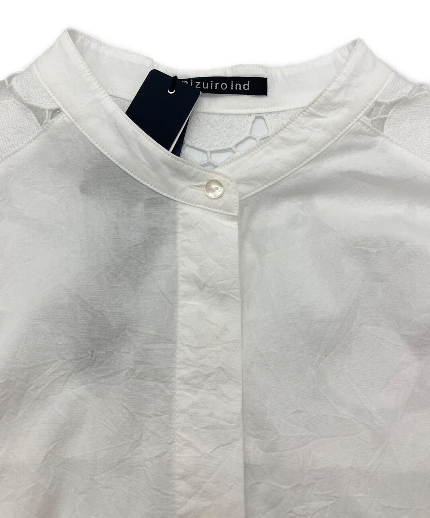 中古・古着通販】mizuiro-ind (ミズイロインド) シャツワンピース