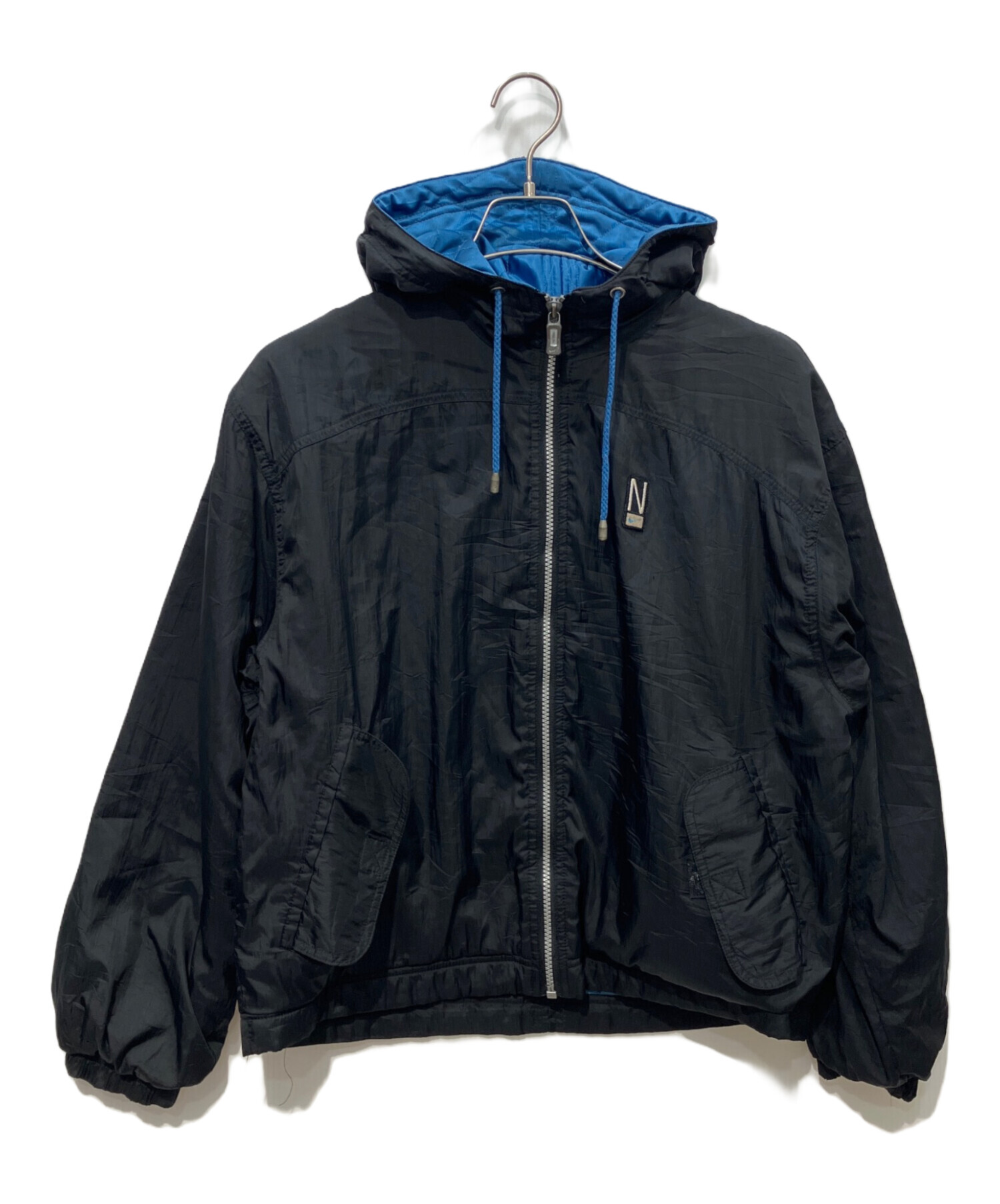 中古・古着通販】NIKE (ナイキ) 90sナイロンジャケット ブラック