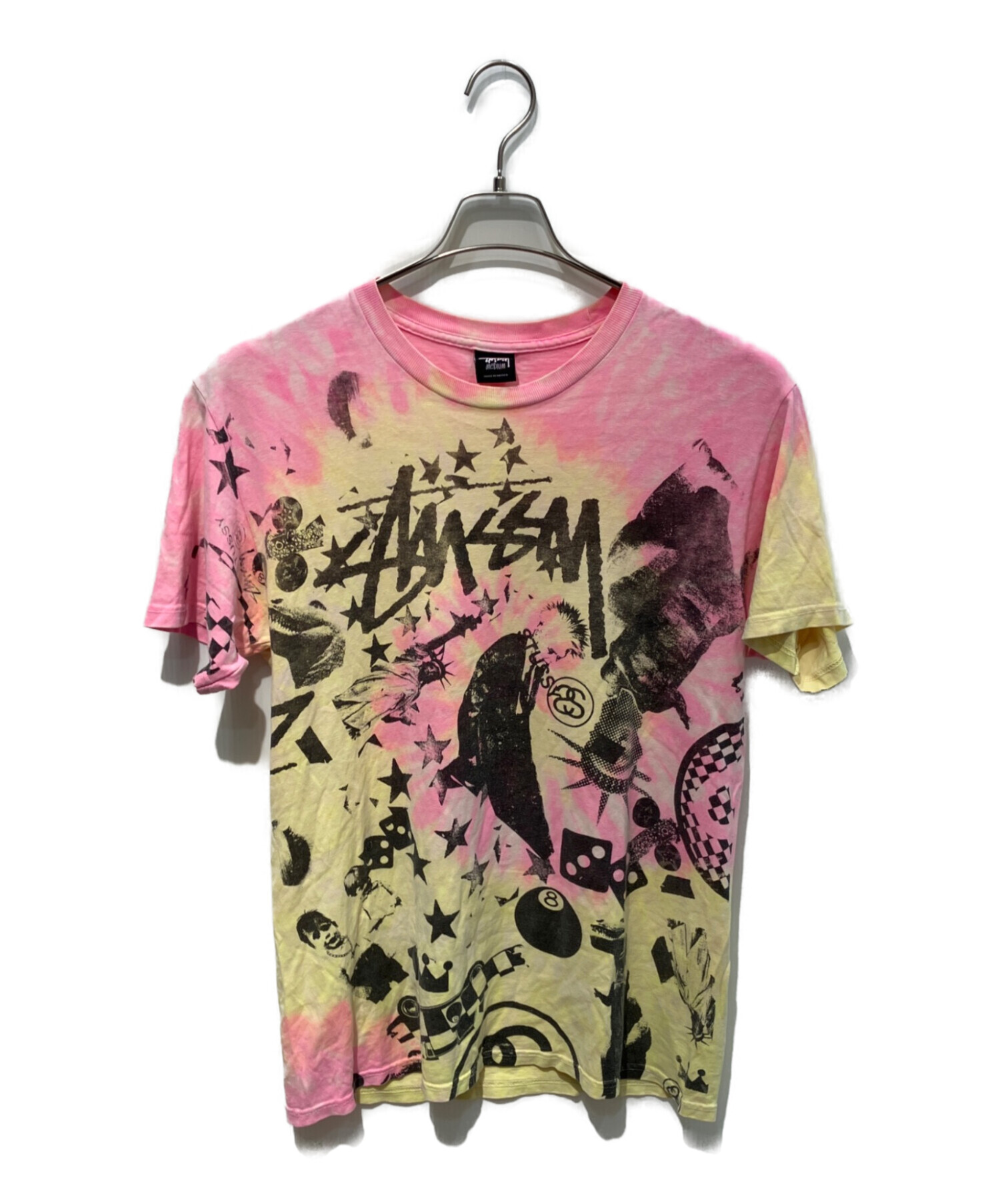 中古・古着通販】stussy (ステューシー) タイダイプリントTシャツ