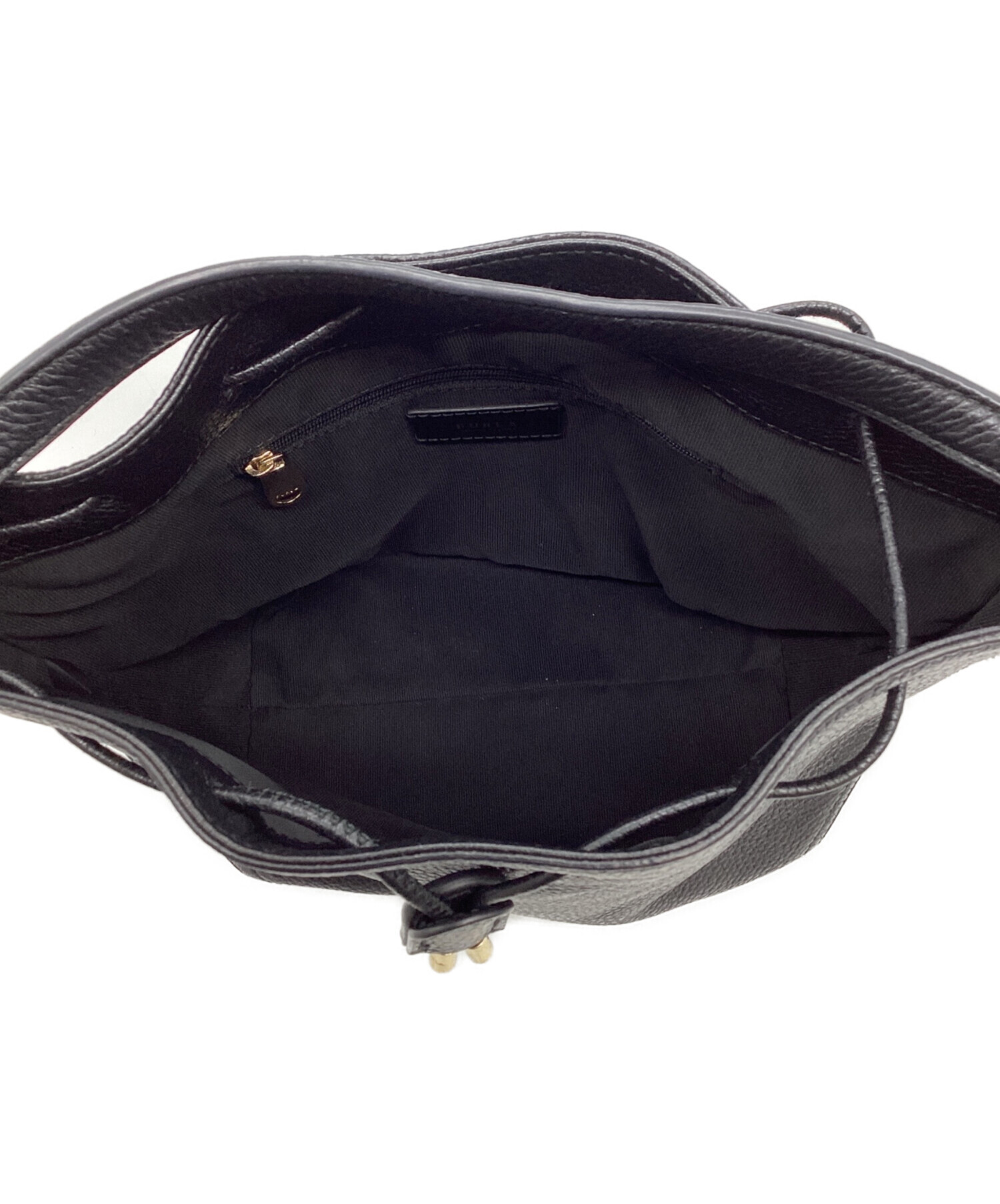 【超美品】 FURLA アテナ 巾着 2way ショルダー ハンド バッグ 中古・古着通販】FURLA (フルラ) アテナ 巾着ショルダーバッグ WB00541